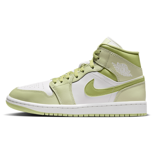 Women's AJ 1 Mid Olive Aura/Lawn/Sail - View 2