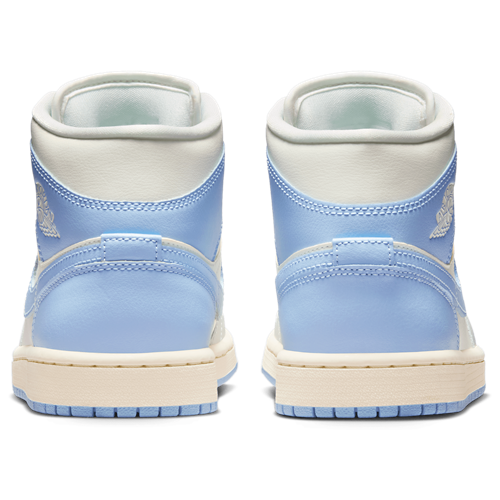 Women's AJ 1 Mid Psychic Blue/Neutral Grey/Sail - View 3