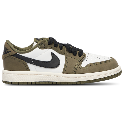Boys' Preschool Retro 1 Low Medium Olive/Black/Summit White - View 1