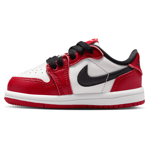 Boys' Preschool Retro 1 Low Summit White/Black/Varsity Red - View 2