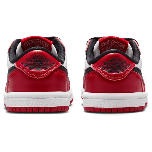 Boys' Preschool Retro 1 Low Summit White/Black/Varsity Red - View 3