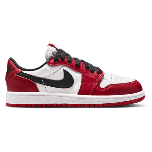 Boys' Toddler AJ 1 Retro Low OG Summit White/Varsity Red/Black - View 1
