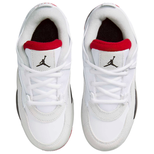 Boys' Preschool AJ 4 RM White/Varsity Red/Black - View 4