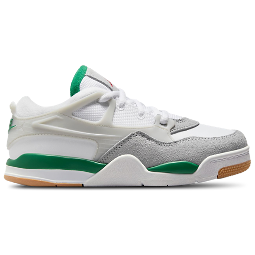 Boys' Preschool AJ 4 RM White/Green/Grey - View 1