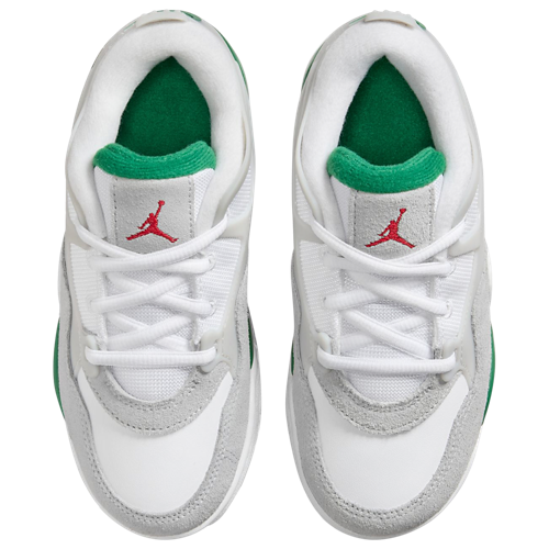 Boys' Preschool AJ 4 RM White/Green/Grey - View 4