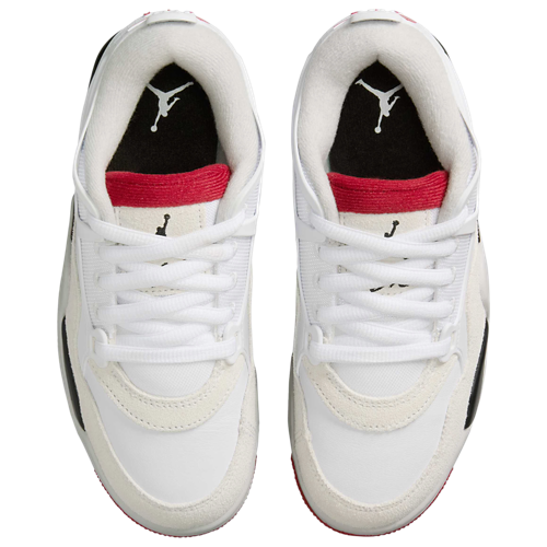 Boys' Grade School AJ 4 RM White/Red - View 4