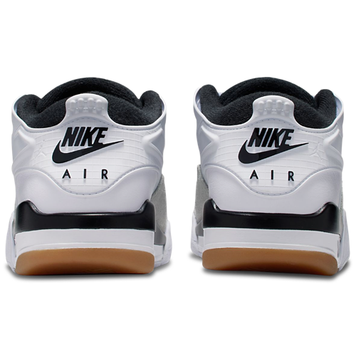 Boys' Grade School AJ 4 RM White/Black/Neutral Grey - View 3