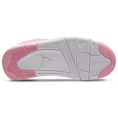 Girls' Grade School AJ 4 Remastered Soft Pink/White - View 4