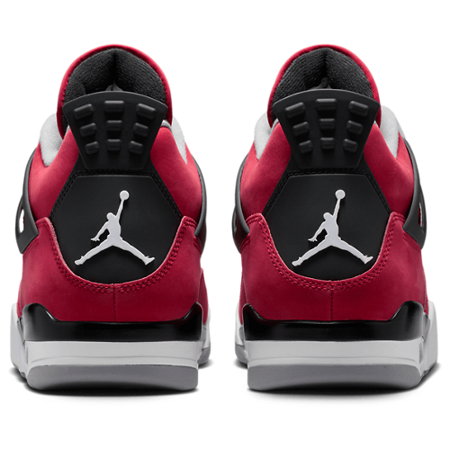 Men's Retro 4 Grey/Red/Black - View 3
