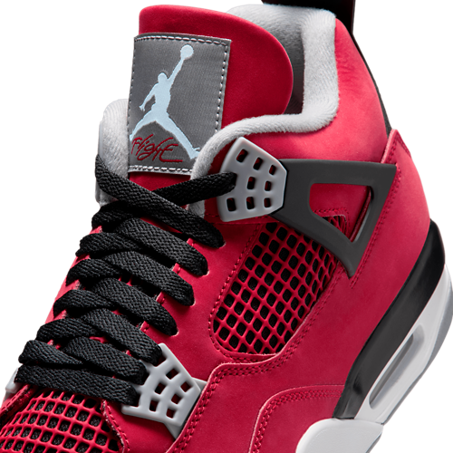 Retro 4 Grey/Red/Black - View 7