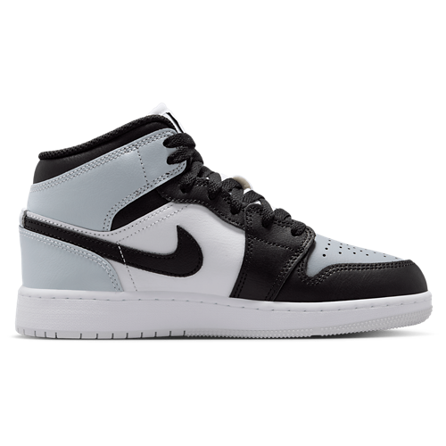 Boys' Grade School AJ 1 Mid Black/Aura/Black - View 1