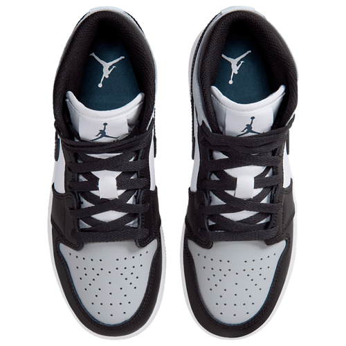 Boys' Grade School AJ 1 Mid Black/Aura/Black - View 4