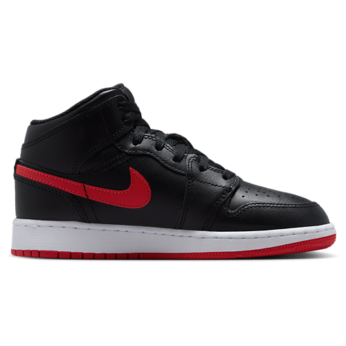 Boys' Grade School AJ 1 Mid Black/Red - View 1
