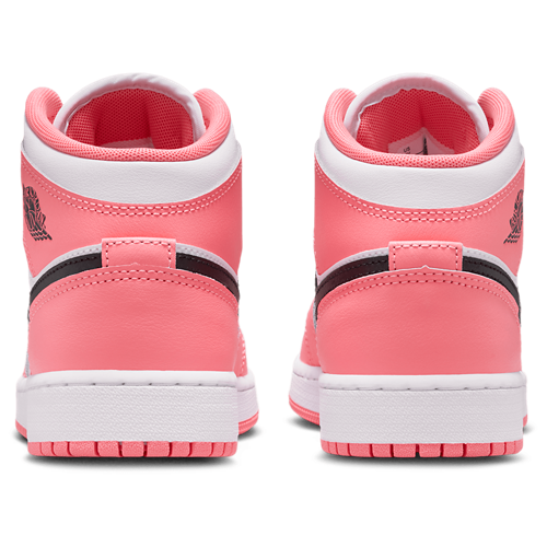 Girls' Grade School 1 Mid Pink Gaze/Black/White - View 3
