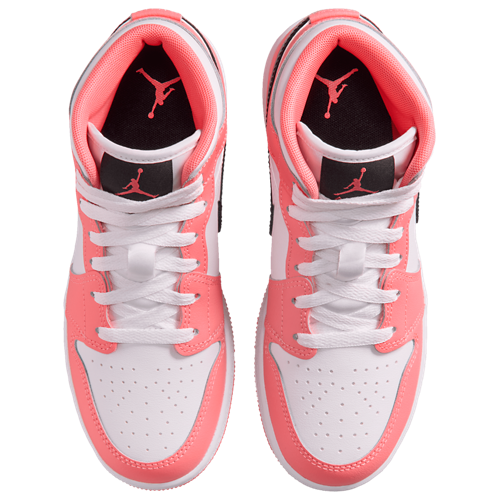 Girls' Grade School 1 Mid Pink Gaze/Black/White - View 4
