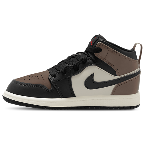 Boys' Preschool AJ 1 Mid Black/Phantom/Univ Red - View 2