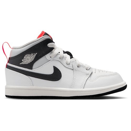 Boys' Preschool AJ 1 Mid Summit White/Black/Infrared - View 1