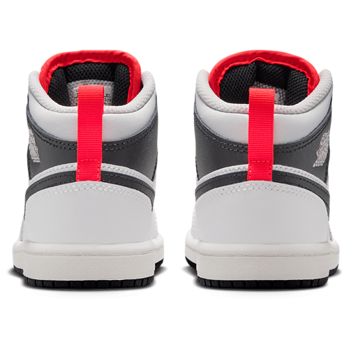 Boys' Preschool AJ 1 Mid Summit White/Black/Infrared - View 2