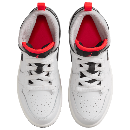 Boys' Preschool AJ 1 Mid Summit White/Black/Infrared - View 3