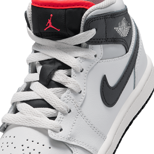 Boys' Preschool AJ 1 Mid Summit White/Black/Infrared - View 6