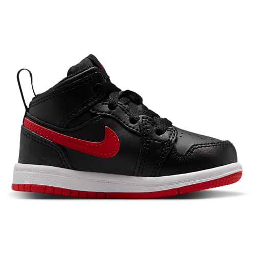 Girls' Toddler AJ 1 Mid Black/Univ Red/White - View 1