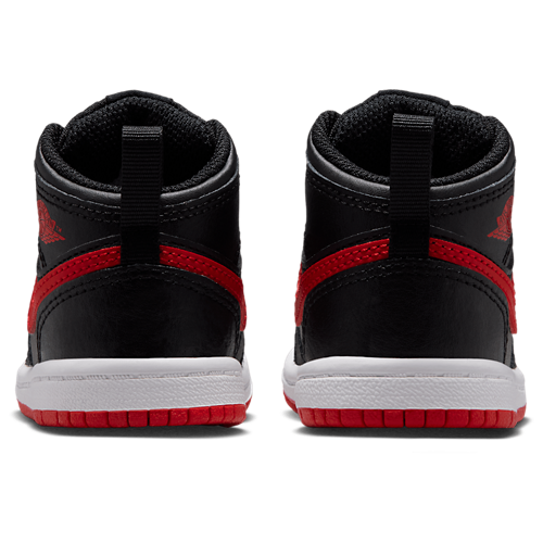 Girls' Toddler AJ 1 Mid Black/Univ Red/White - View 3