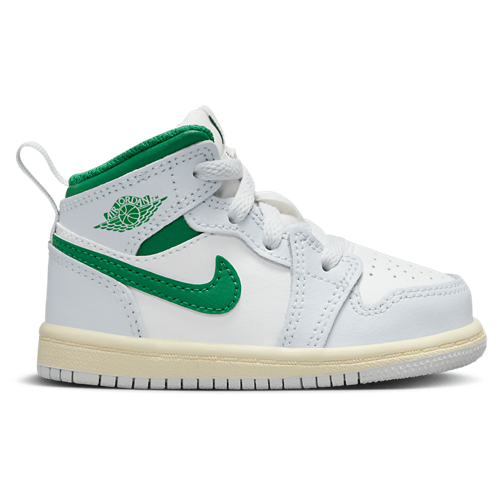 Boys' Toddler AJ 1 Mid Summit White/Pine Green - View 1