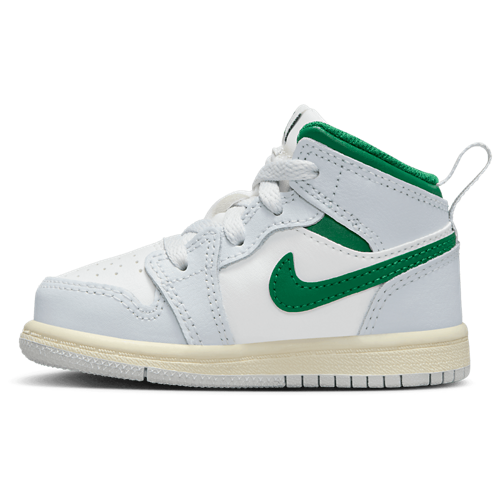 Boys' Toddler AJ 1 Mid Summit White/Pine Green - View 2