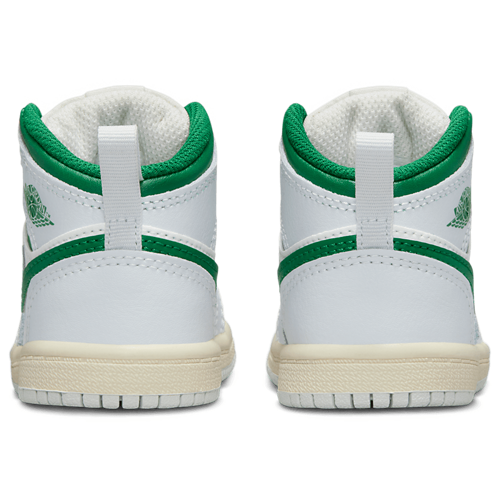 Boys' Toddler AJ 1 Mid Summit White/Pine Green - View 3