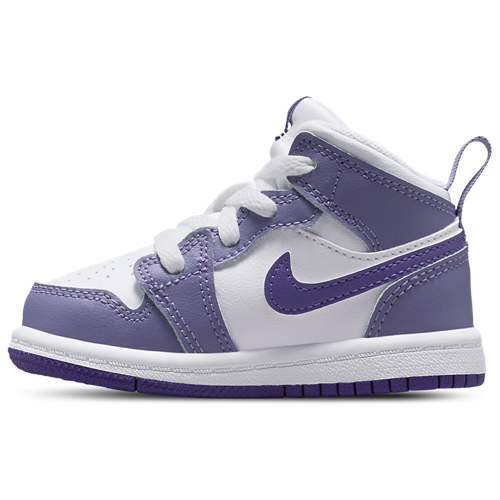 Boys' Toddler AJ 1 Mid Purple/White/Purple - View 2