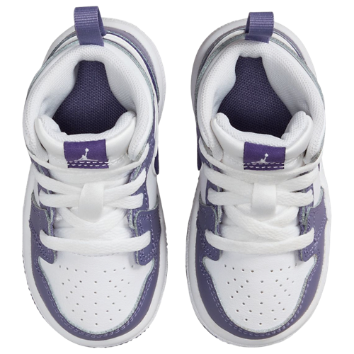 Boys' Toddler AJ 1 Mid Purple/White/Purple - View 4