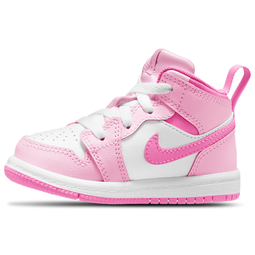 Girls' Toddler AJ1 Mid China Rose/Pink Foam/Pink Foam - View 2