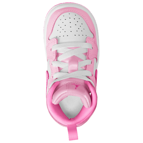 Girls' Toddler AJ1 Mid China Rose/Pink Foam/Pink Foam - View 3