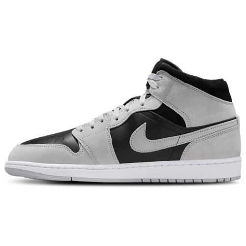AJ 1 Mid Lt Smoke Gray/White/Black - View 2