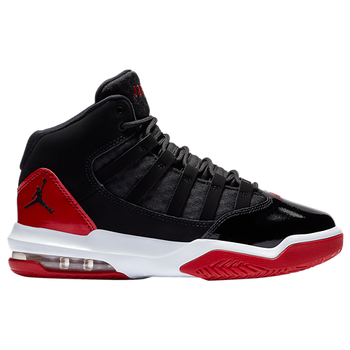 Boys' Grade School Max Aura Black/Gym Red/Black - View 1