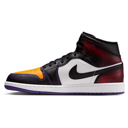 Men's 1 Mid SE Red/Blue/Yellow - View 2