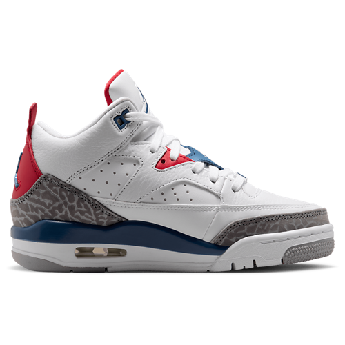 Boys' Grade School Son of Mars Low White/True Blue/Varsity Red - View 1
