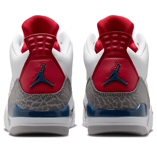 Boys' Grade School Son of Mars Low White/True Blue/Varsity Red - View 3