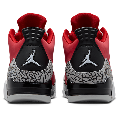 Boys' Grade School Son of Mars Low Black/Grey Mist/Fire Red - View 3