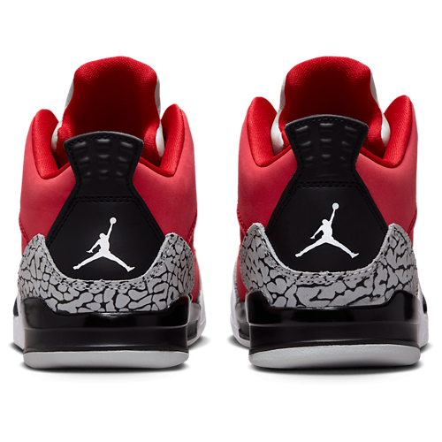 Boys' Preschool Son of Mars Low Fire Red/Black/Grey Mist - View 3