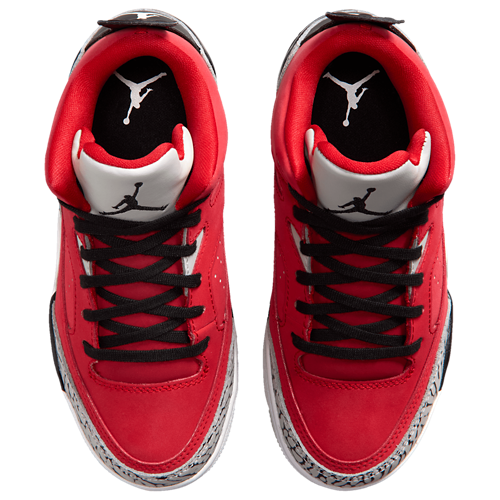 Boys' Preschool Son of Mars Low Fire Red/Black/Grey Mist - View 4