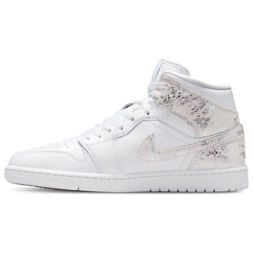 AJ 1 Mid SE White/Silver/White - View 2