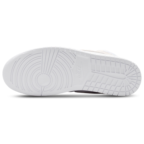 AJ 1 Mid SE White/Silver/White - View 5
