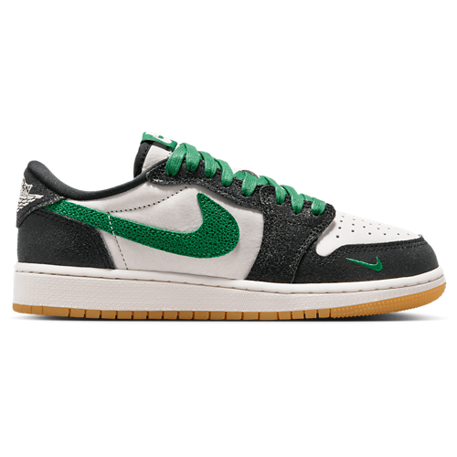 Boys' Grade School AJ 1 Retro Low OG Phantom/Green/Black - View 1