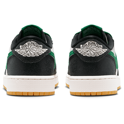 Boys' Grade School AJ 1 Retro Low OG Phantom/Green/Black - View 3