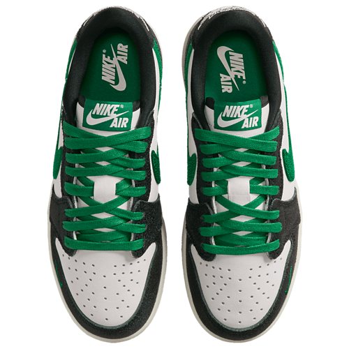 Boys' Grade School AJ 1 Retro Low OG Phantom/Green/Black - View 4