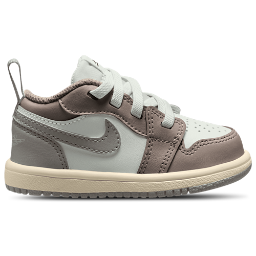 Boys' Toddler AJ 1 Low Alt Olive Grey/Summit White/Enigma Stone - View 1