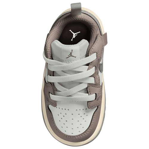 Boys' Toddler AJ 1 Low Alt Olive Grey/Summit White/Enigma Stone - View 3