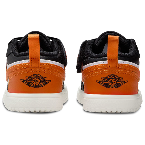 Boys' Toddler AJ 1 Low Alt Black/Orange - View 3