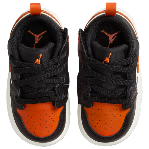 Boys' Toddler AJ 1 Low Alt Black/Orange - View 4